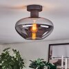 Mertola ceiling light Smoke-coloured, 1-light source