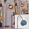 Koyoto floor lamp, Arch lamps chrome, black, 1-light source