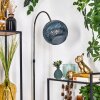 Koyoto floor lamp, Arch lamps chrome, black, 1-light source