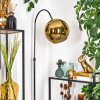 Koyoto floor lamp, Arch lamps chrome, black, 1-light source