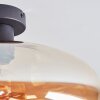 Mertola ceiling light Amber, 1-light source