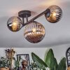 Chehalis ceiling light, globe light Smoke-coloured, 3-light sources