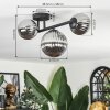 Chehalis ceiling light, globe light Smoke-coloured, 3-light sources