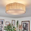 Foggia ceiling light matt nickel, 3-light sources