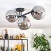 Gastor ceiling light, globe light Smoke-coloured, 3-light sources