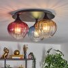 Cem ceiling light blue, yellow, clear, red, 3-light sources