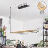 Fugelsta hanging light, pendant light LED black, 1-light source