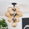 Chehalis ceiling light, globe light 39 cm LED Amber, 13-light sources