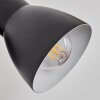 Farel wall light, wall spotlight chrome, black, 1-light source