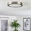 Finsrud Ceiling Light LED matt nickel, 1-light source