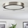 Finsrud Ceiling Light LED matt nickel, 1-light source