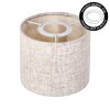 Fabric lampshade  Bassagoda spare part, Lampshade Ecru, white