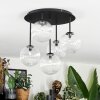Chehalis ceiling light, globe light clear, 5-light sources