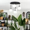Chehalis ceiling light, globe light white, 5-light sources