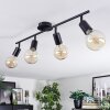 Geira ceiling light black, 4-light sources