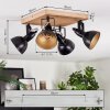 Hagan ceiling light, ceiling spotlight chrome, Ecru, black, 4-light sources
