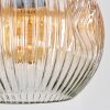 Ripoll hanging light, globe light, Cluster pendant lamp Amber, clear, Smoke-coloured, 5-light sources