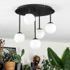 Chehalis ceiling light, globe light white, 5-light sources