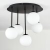 Chehalis ceiling light, globe light white, 5-light sources