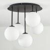 Chehalis ceiling light, globe light white, 5-light sources
