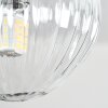 Chehalis ceiling light, globe light clear, 5-light sources