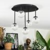 Chehalis ceiling light, globe light clear, 5-light sources