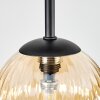 Chehalis ceiling light, globe light Amber, 5-light sources