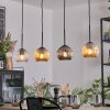 Ripoll hanging light, globe light, pendant light Amber, clear, Smoke-coloured, 4-light sources