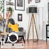 Soungou floor lamp Dark wood, black, 1-light source