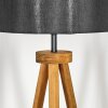 Soungou floor lamp Dark wood, black, 1-light source