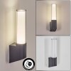 Isara outdoor wall light, wall light LED anthracite, 1-light source