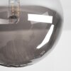 Chehalis ceiling light, globe light 45 cm Smoke-coloured, 5-light sources