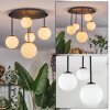 Chehalis ceiling light, globe light white, 5-light sources