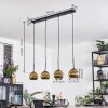 Koyoto hanging light, globe light, pendant light gold, 4-light sources