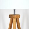 Soungou floor lamp Dark wood, black, 1-light source