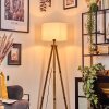 Soungou floor lamp Dark wood, black, 1-light source