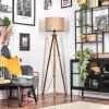 Soungou floor lamp Dark wood, black, 1-light source
