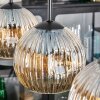 Ripoll hanging light, globe light, pendant light Amber, 4-light sources