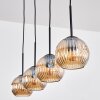 Ripoll hanging light, globe light, pendant light Amber, 4-light sources