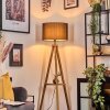 Soungou floor lamp Dark wood, black, 1-light source