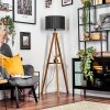Soungou floor lamp Dark wood, black, 1-light source