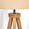 Soungou floor lamp Dark wood, black, 1-light source