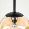 Chehalis ceiling light, globe light Amber, Smoke-coloured, 5-light sources