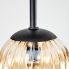 Chehalis ceiling light, globe light Amber, 5-light sources