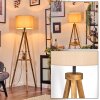 Soungou floor lamp brown, Ecru, black, 1-light source