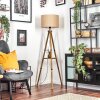 Soungou floor lamp brown, Ecru, black, 1-light source
