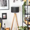 Soungou floor lamp Ecru, black, 1-light source