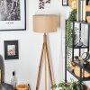 Soungou floor lamp Ecru, matt nickel, 1-light source