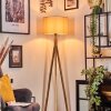 Soungou floor lamp Ecru, matt nickel, 1-light source
