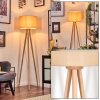 Soungou floor lamp Light wood, white, 1-light source